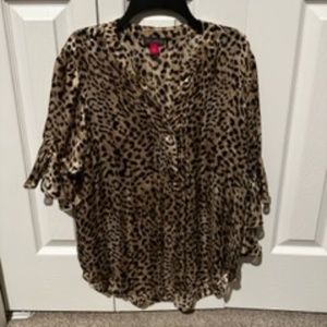 Women’s Leopard Print Blouse